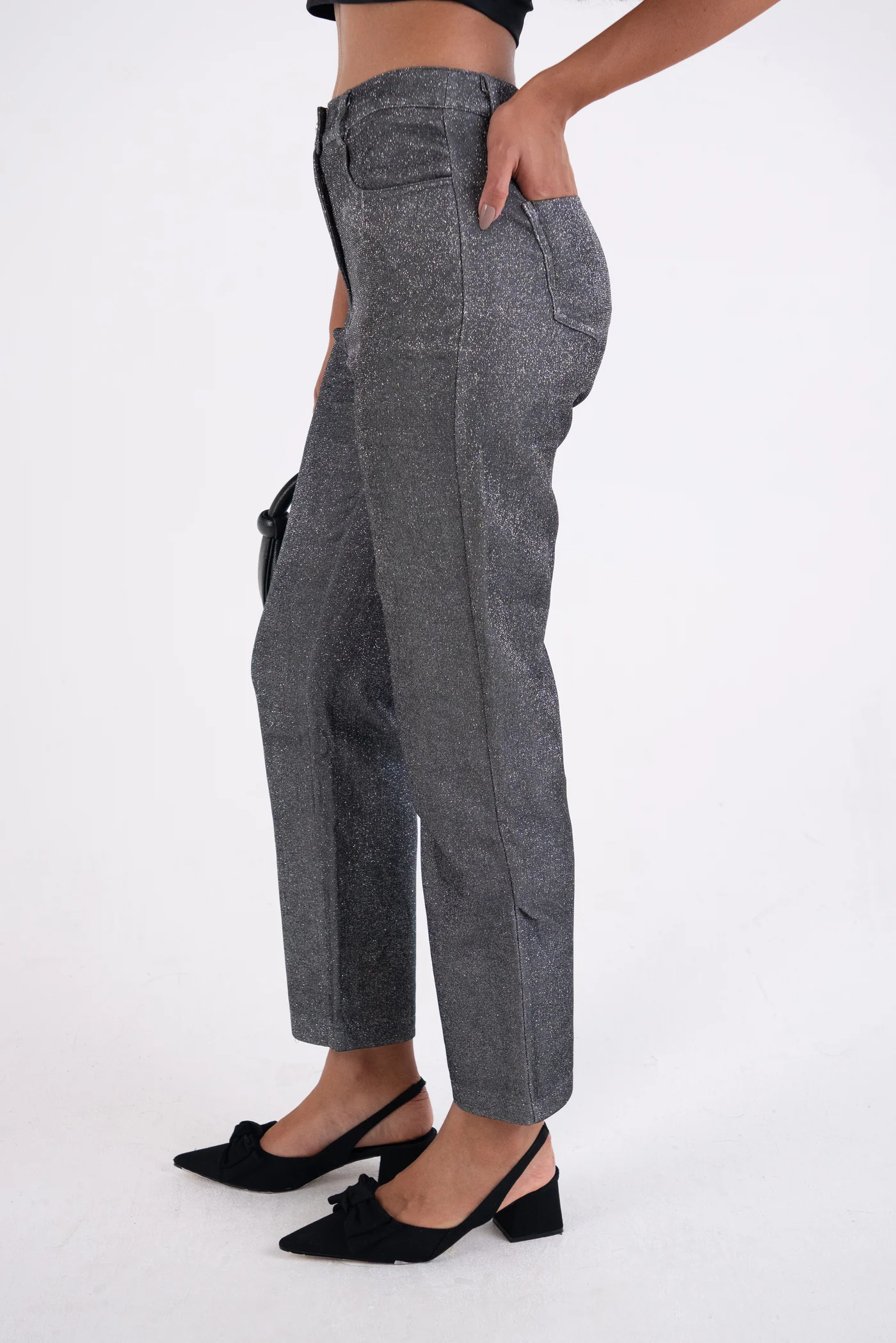 Lupe Glitter Suit Pants-DB005-9