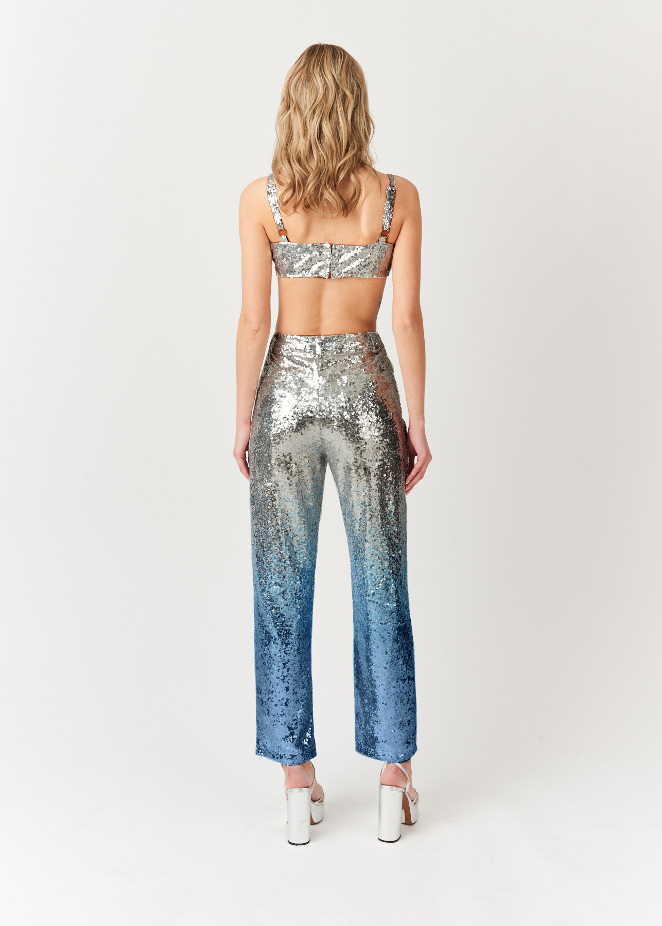 DUA CLASSIC HIGH SHINE SEQUIN PANTS-ALJH0098PANT