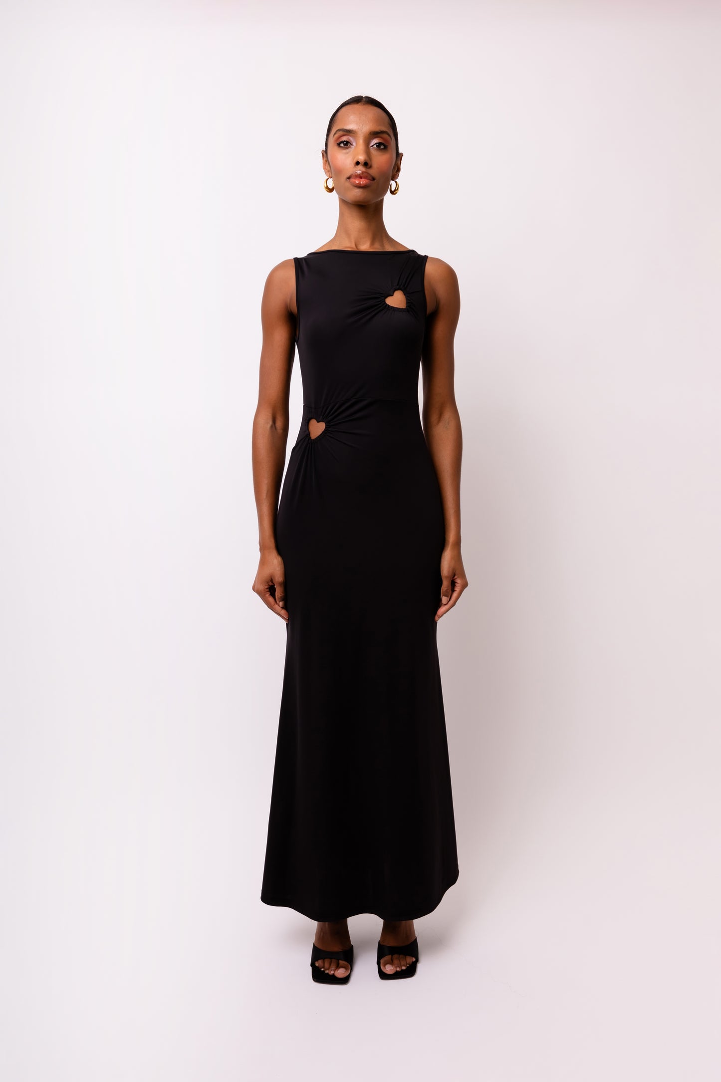 Harlie Heart Cut Out Maxi Dress-ALLW012
