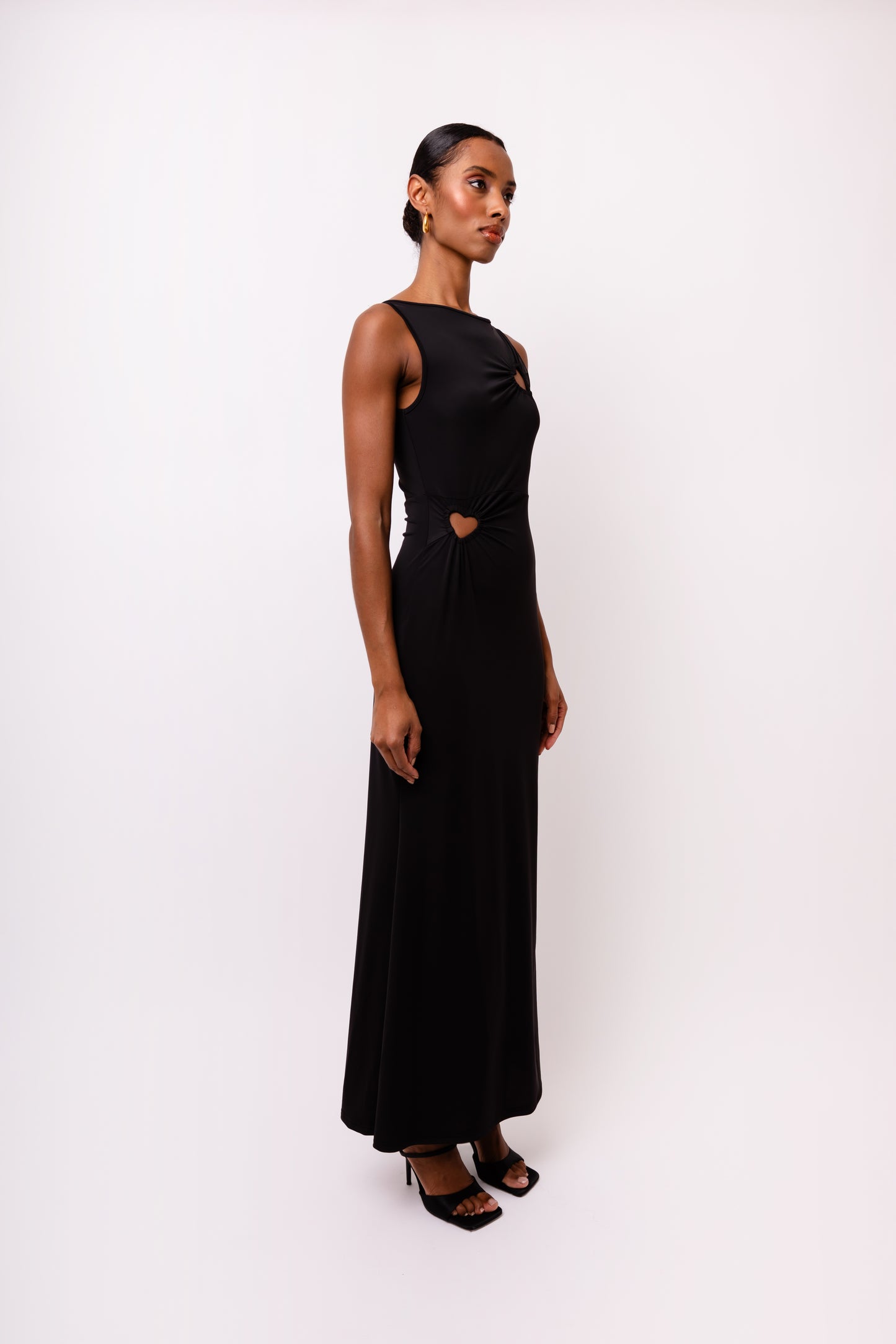 Harlie Heart Cut Out Maxi Dress-ALLW012