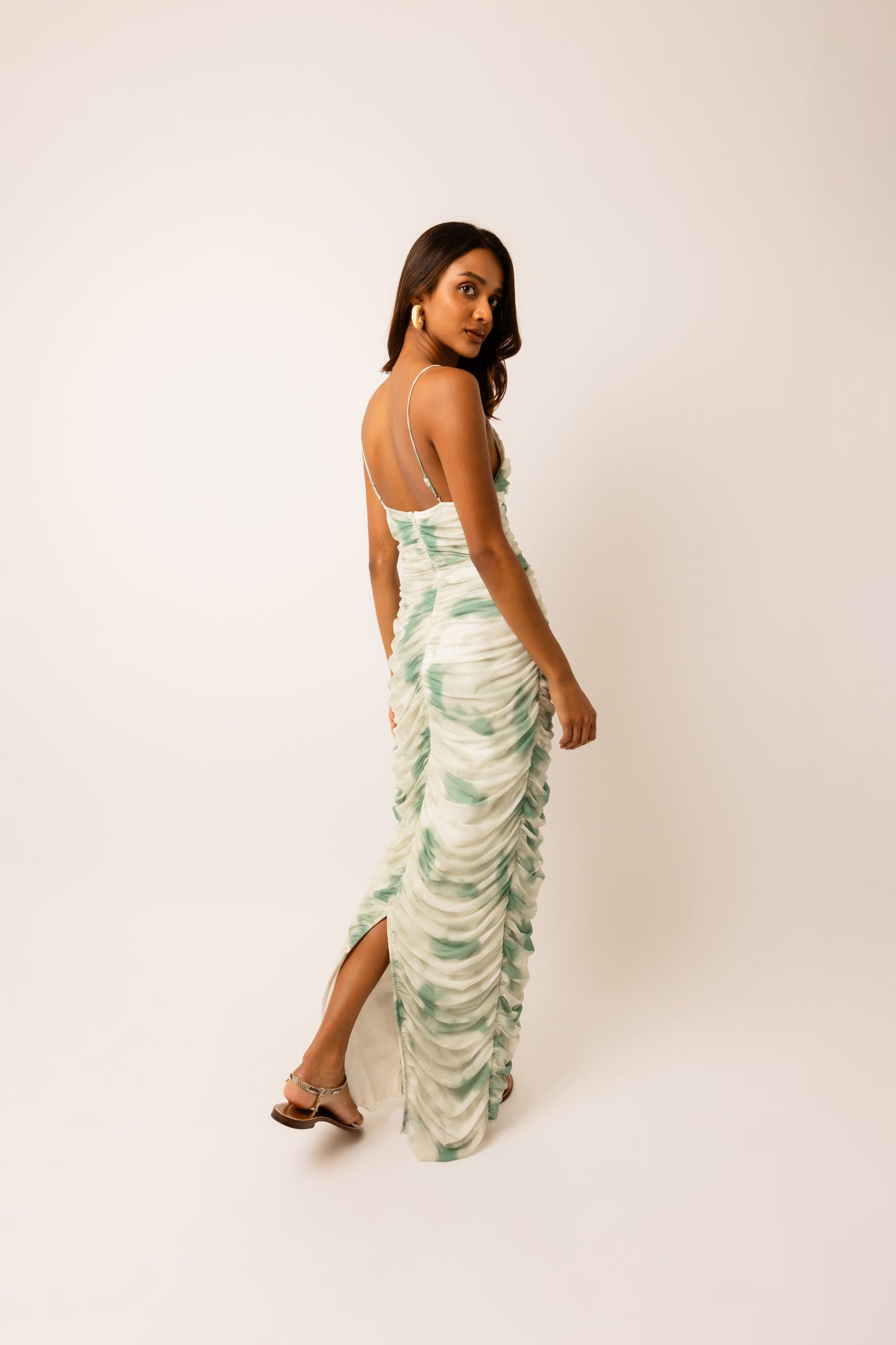Summer Spaghetti Strap Maxi Dress-ALLW124