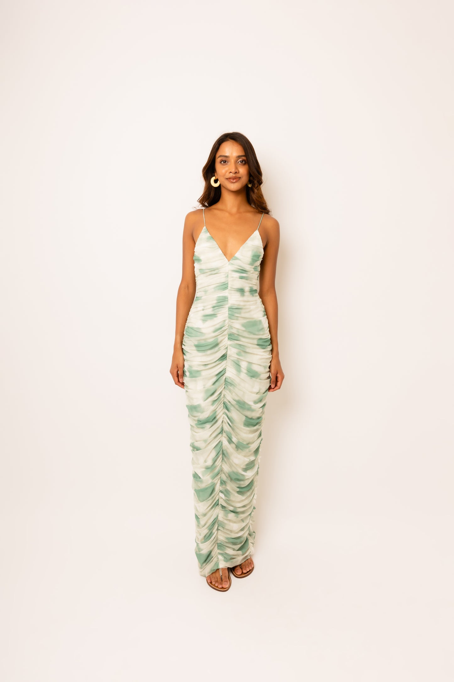 Summer Spaghetti Strap Maxi Dress-ALLW124