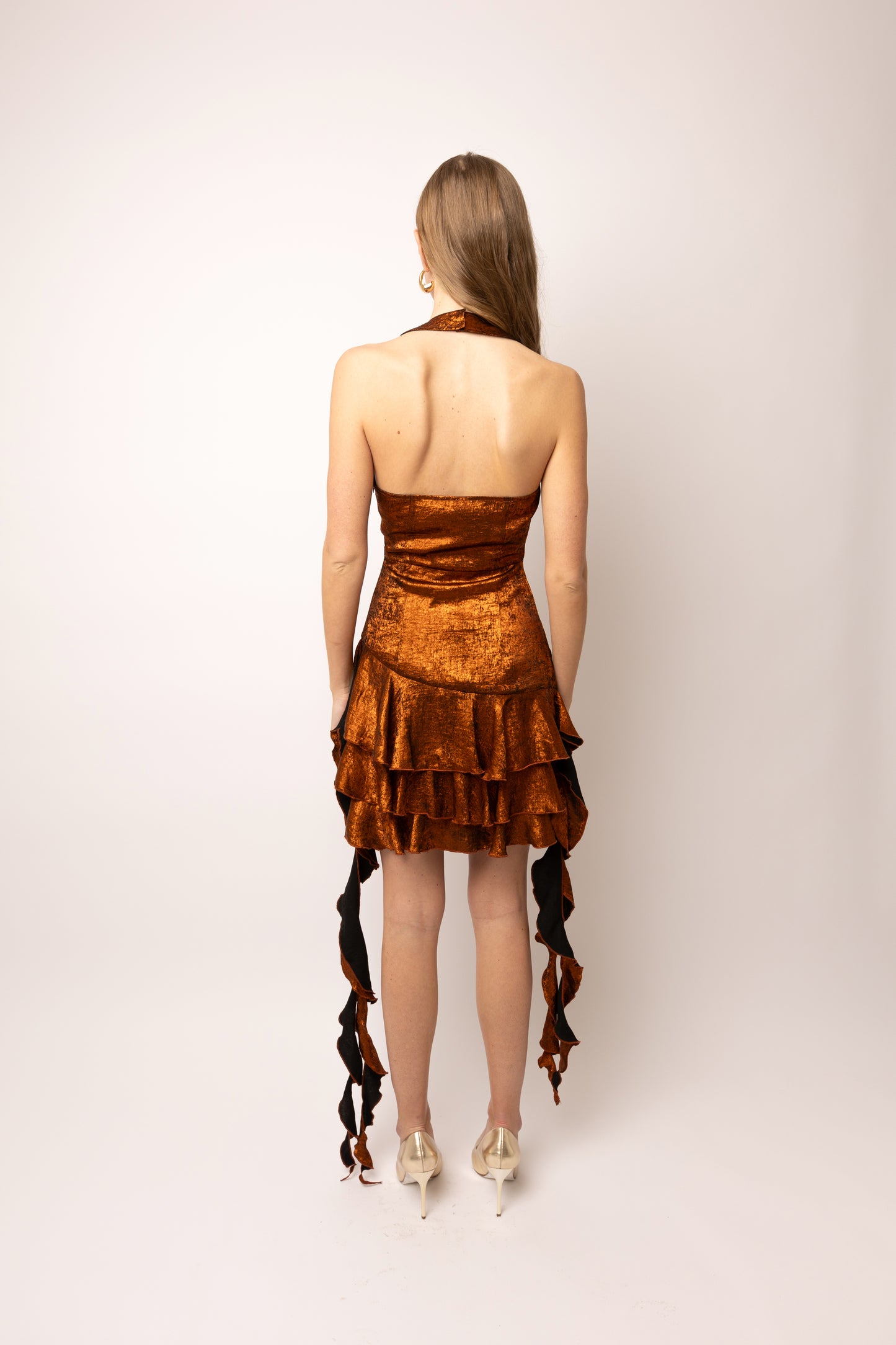 Becky Rust Mini Dress-ALLW135