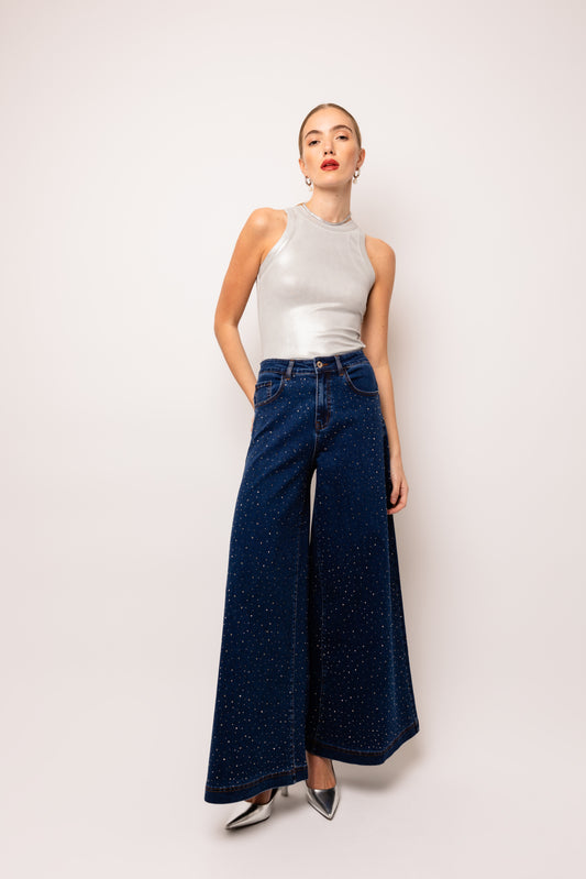 Demi Diamante Flare Jeans-ALLW066