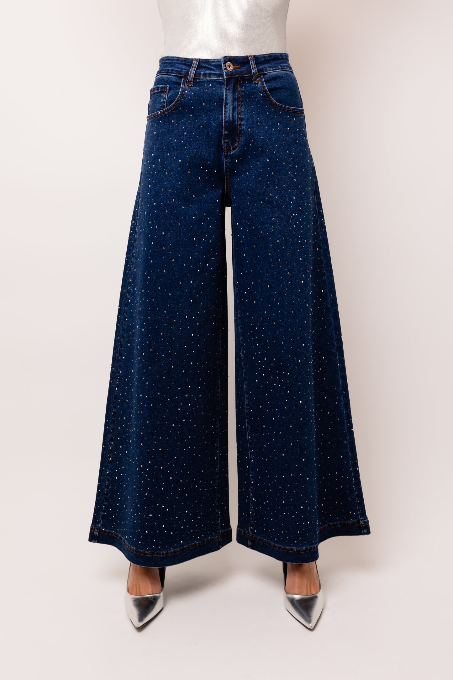 Demi Diamante Flare Jeans-ALLW066