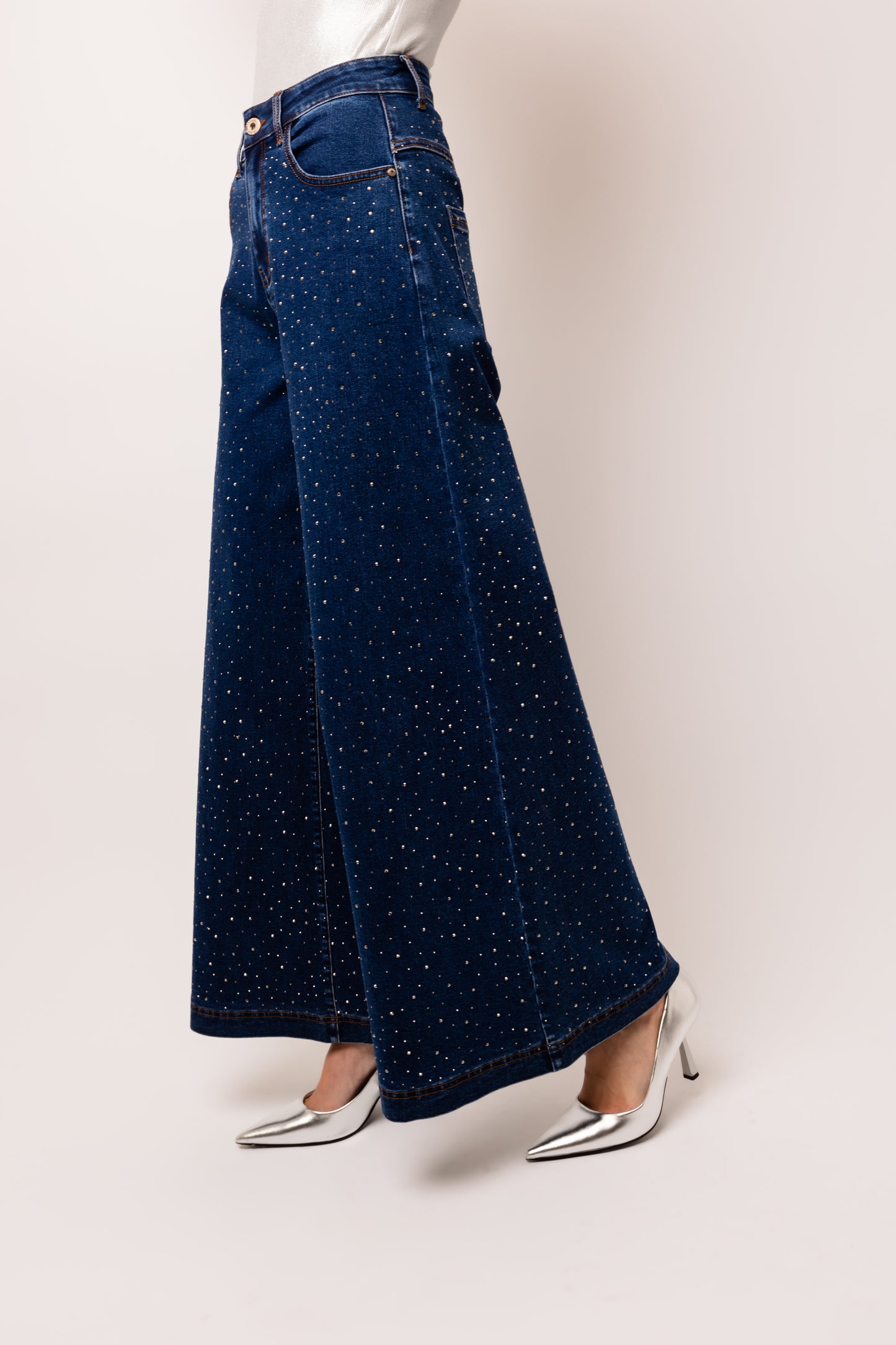 Demi Diamante Flare Jeans-ALLW066