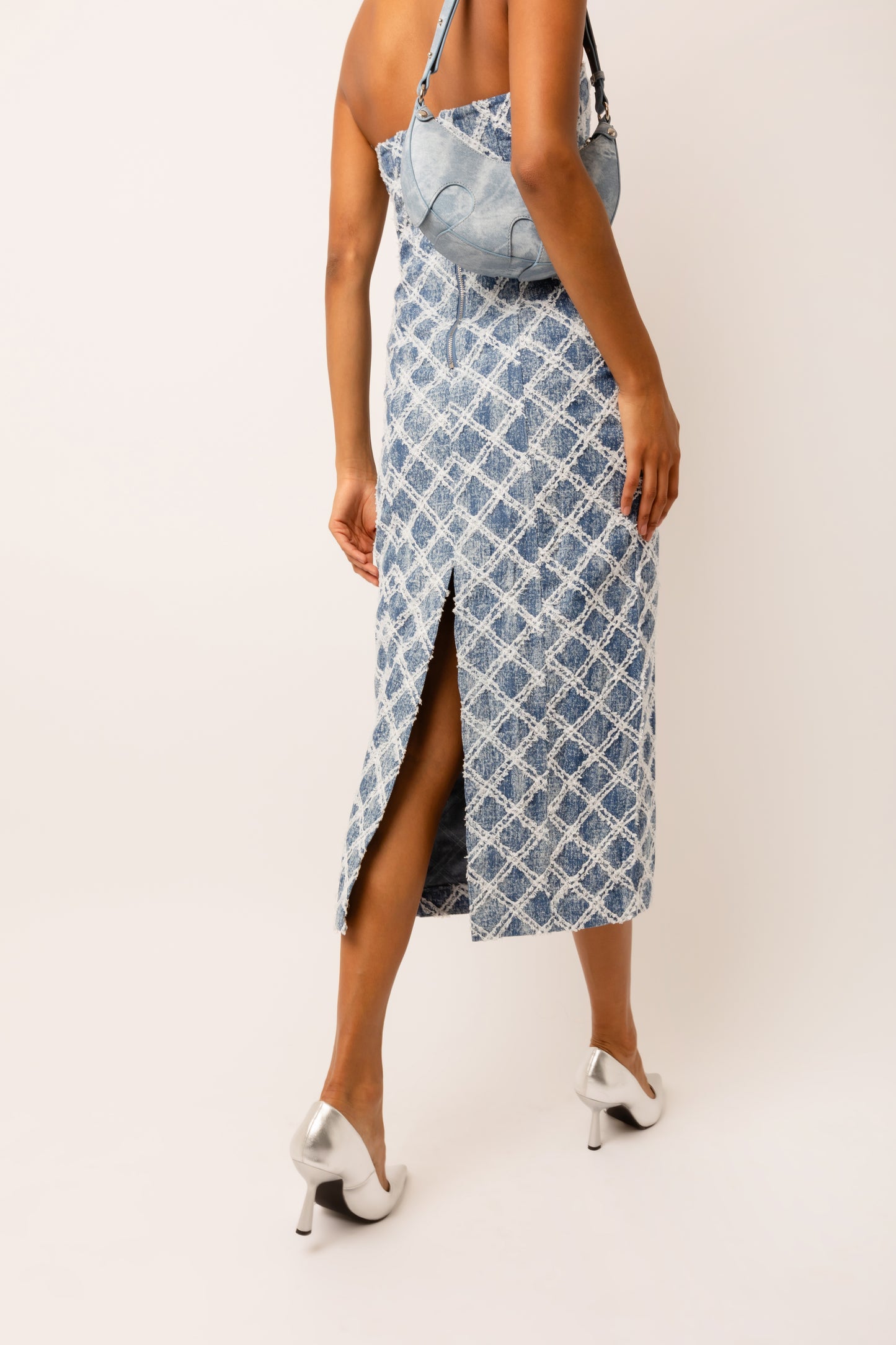 Bronte Denim Bandeau Dress-ALLW073
