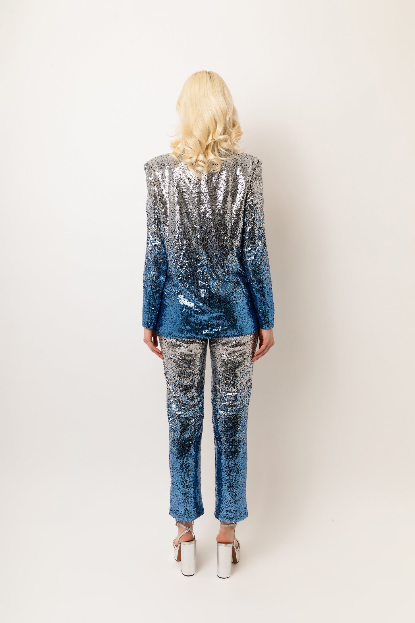 DUA CLASSIC HIGH SHINE SEQUIN BLAZER-ALJH0100