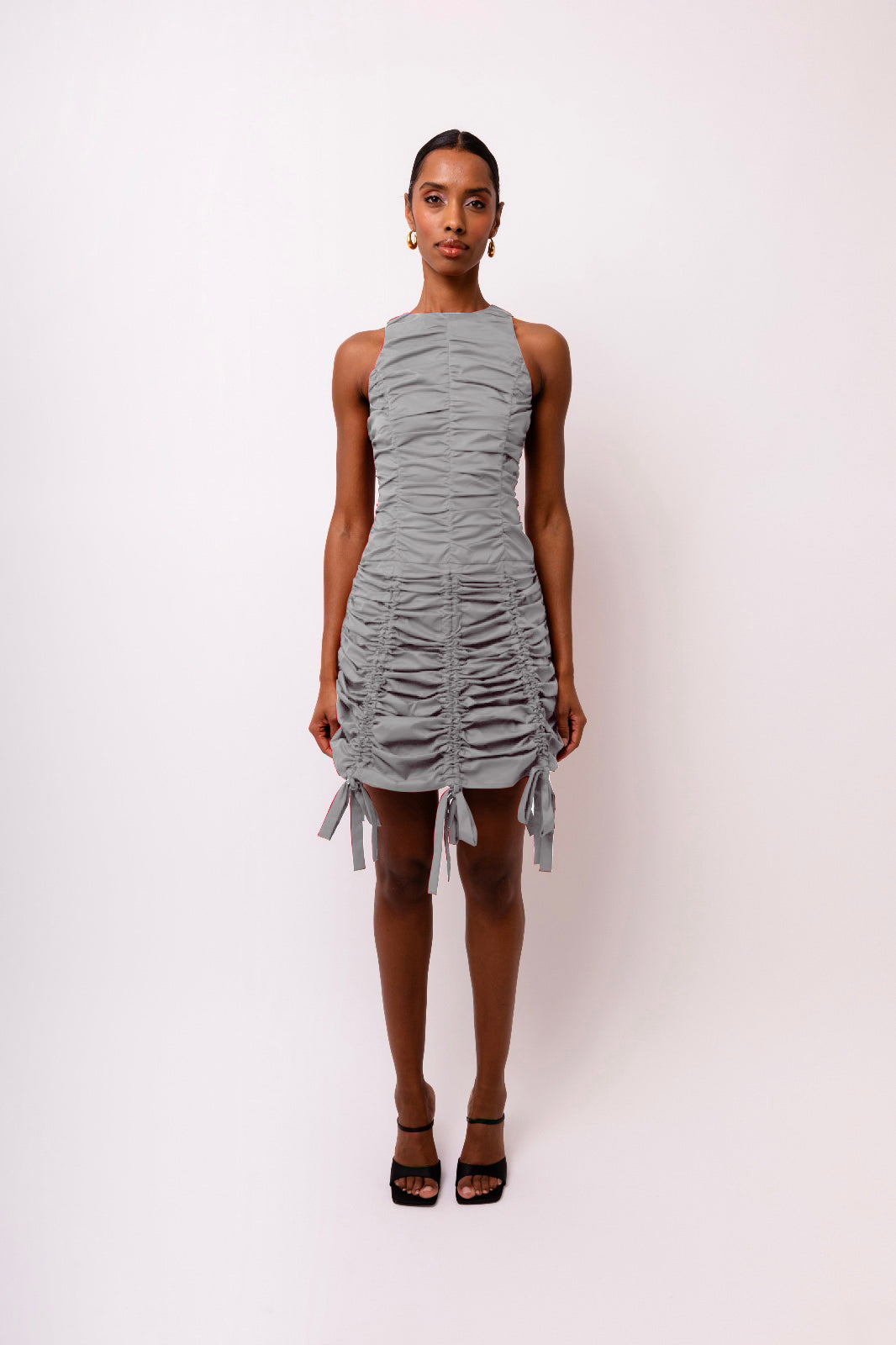 Erin Ruche Mini Dress-ALLW010