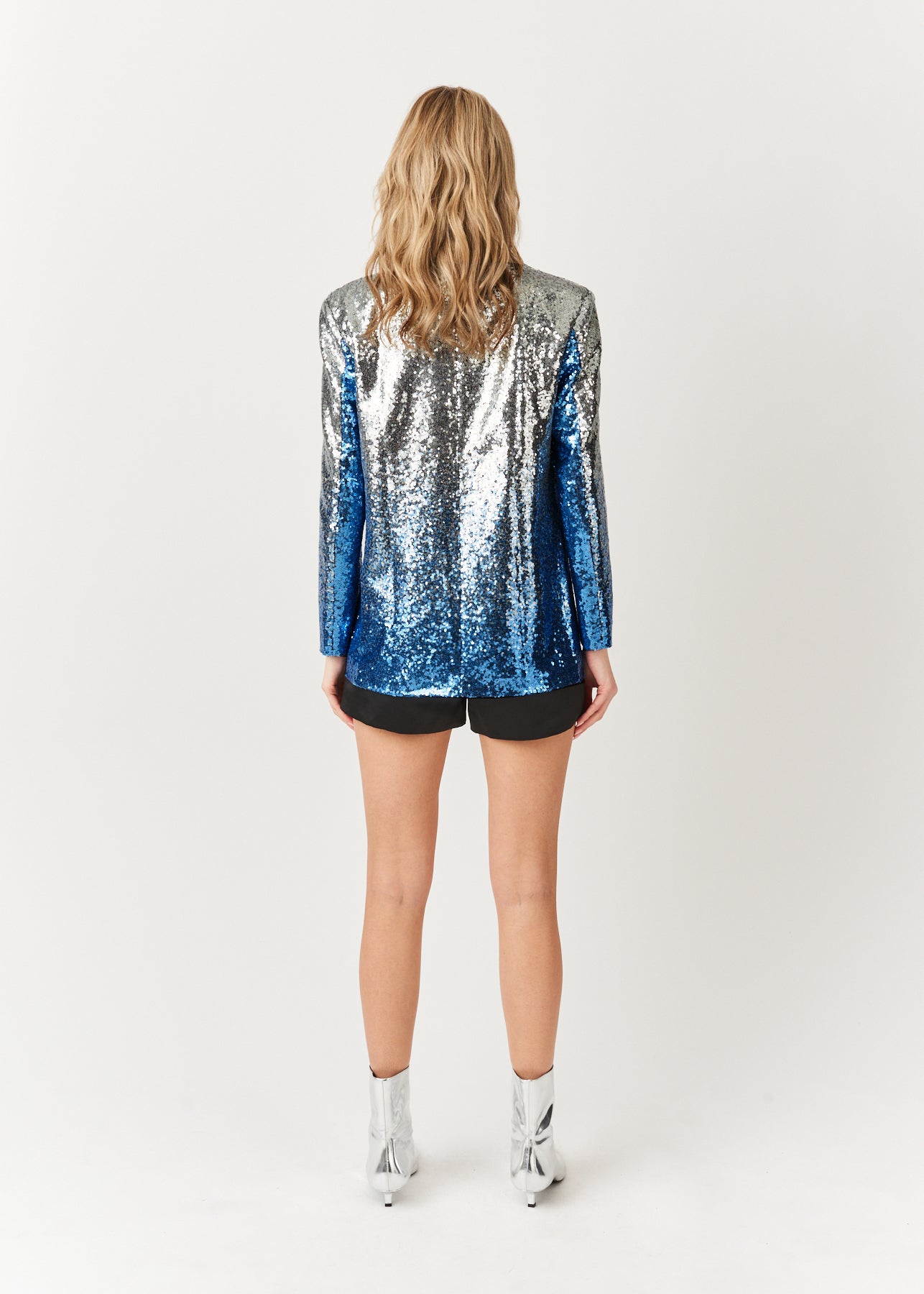 DUA CLASSIC HIGH SHINE SEQUIN BLAZER-ALJH0100
