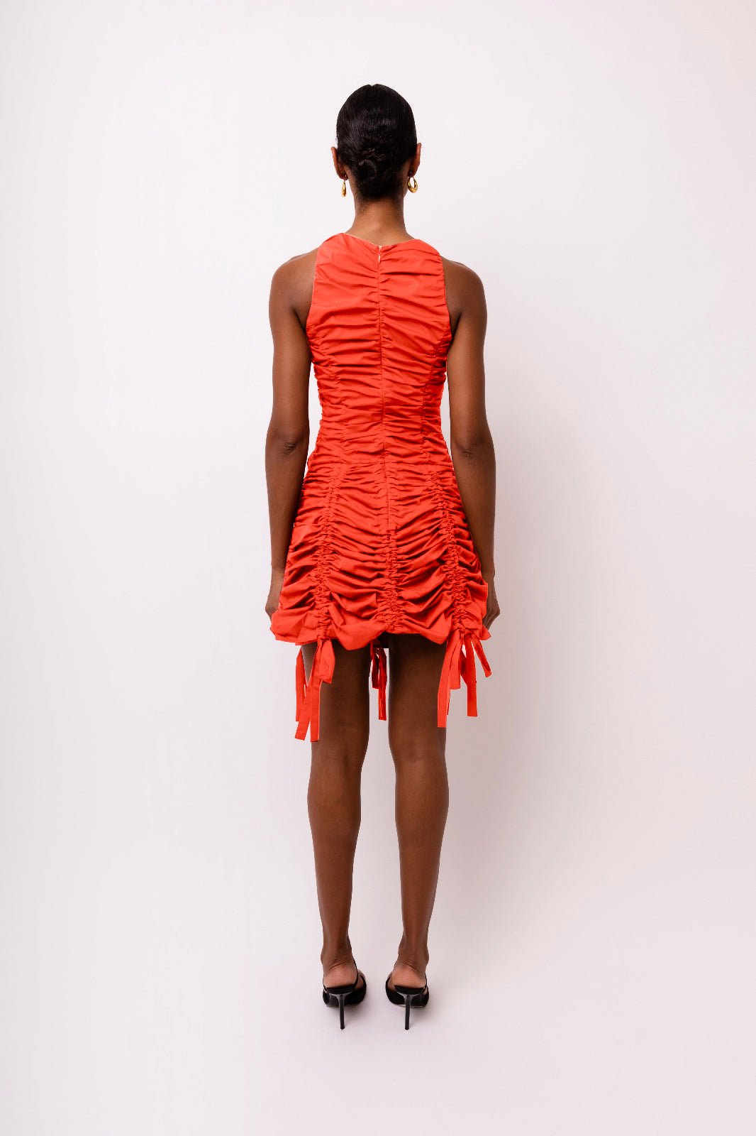 Erin Ruche Mini Dress-ALLW010