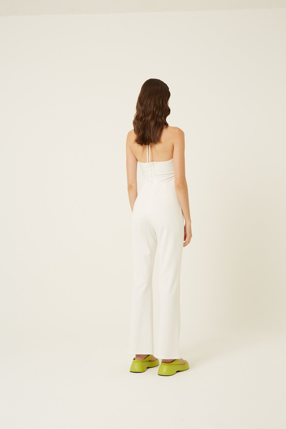 Kyla Halter Neck Flared Leg Jumpsuit-ALGG2022