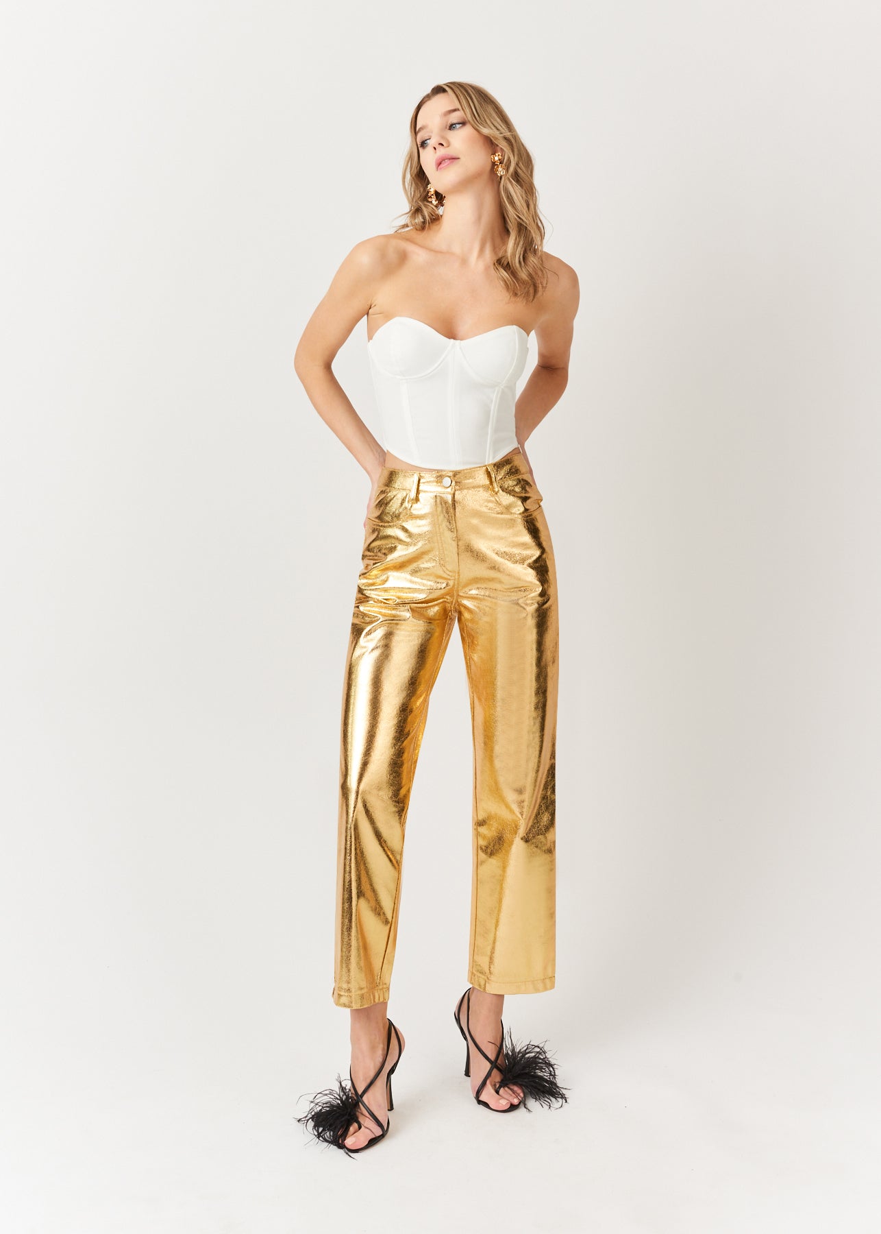 CRUNCHY GOLD LUPE PANT-ALJH0111
