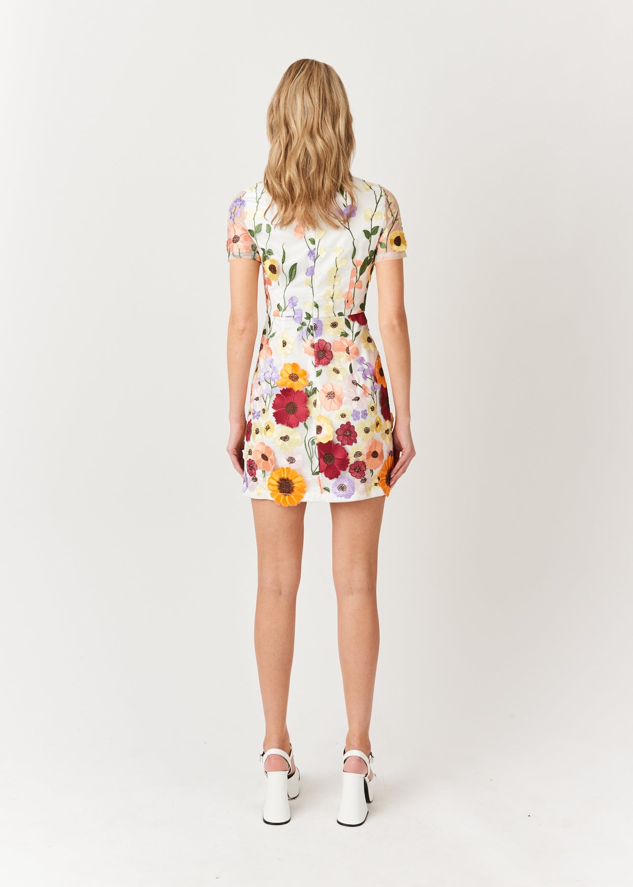 DORIS FLORAL PRINTED MINI DRESS-ALJH0135