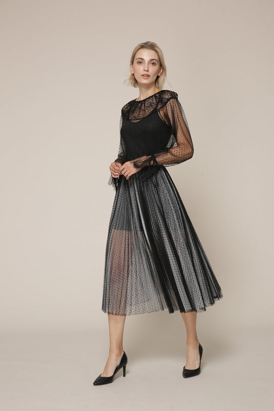 ALLYSON PLEATED SKIRT-AL2480