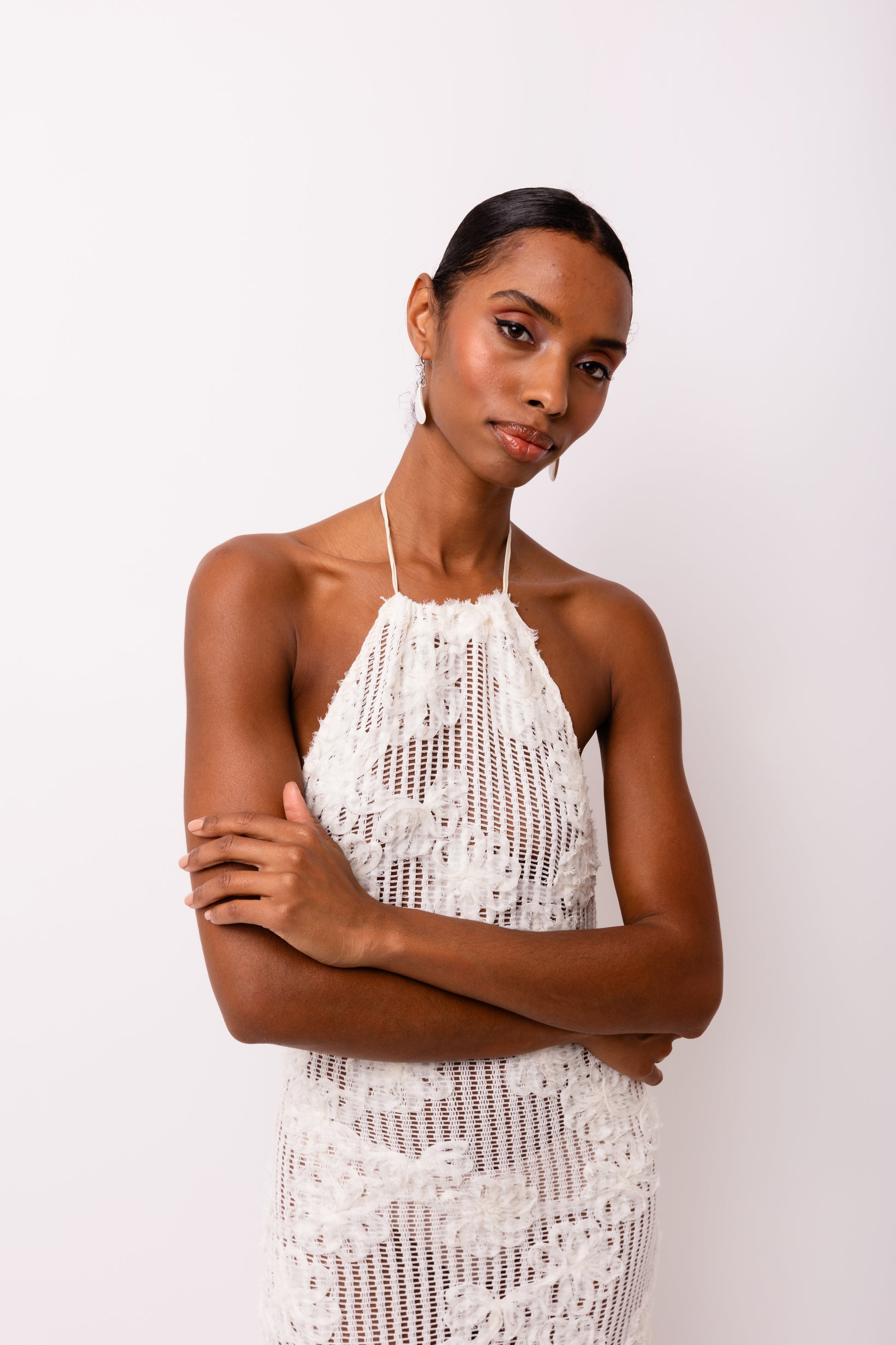 Cici Crochet Floral Printed Halter Neck Maxi Dress-ALCM0012 Amylynn USA Cici Crochet Floral Printed Halter Neck Maxi Dress-ALCM0012 Amylynn USA