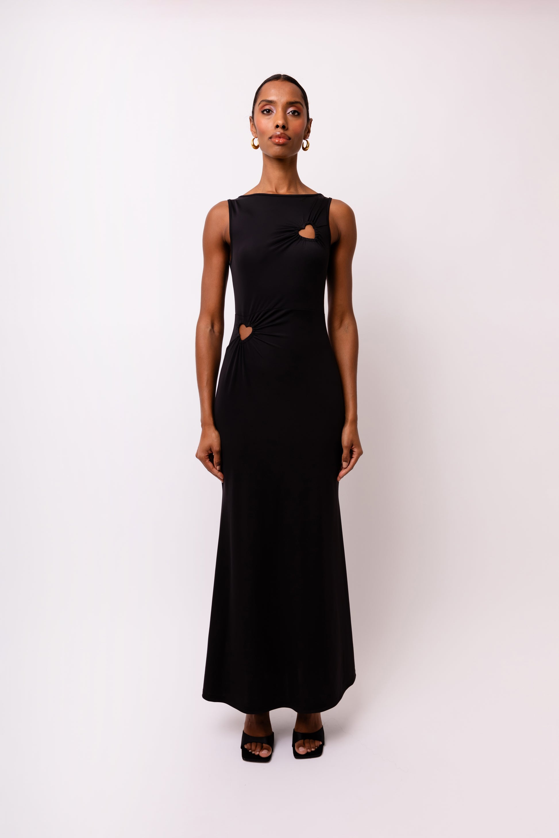 Harlie Heart Cut Out Maxi Dress-ALLW012 Amylynn USA Harlie Heart Cut Out Maxi Dress-ALLW012 Amylynn USA