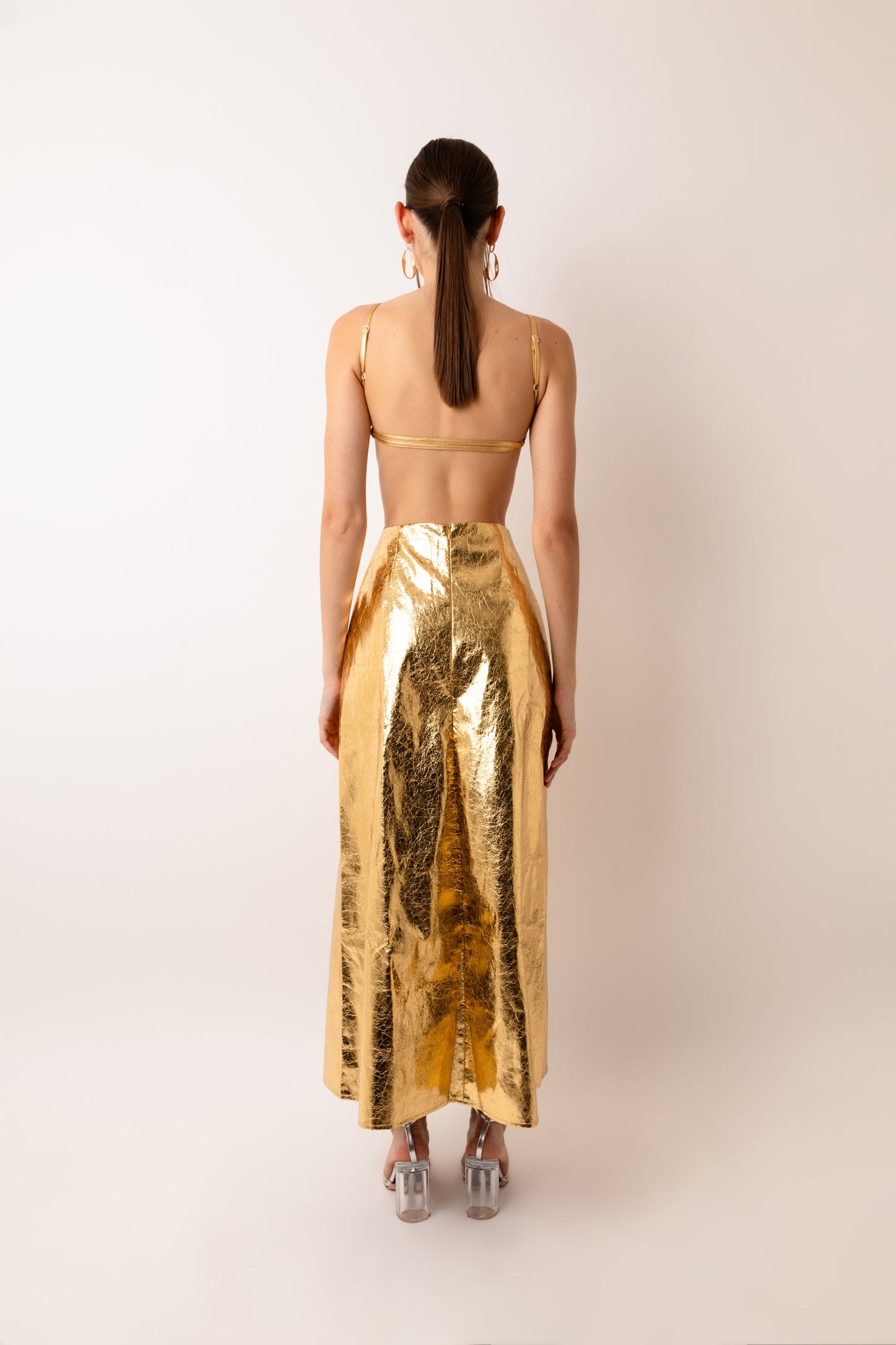 Jennifer Gold Metallic Maxi Dress-ALJH0173